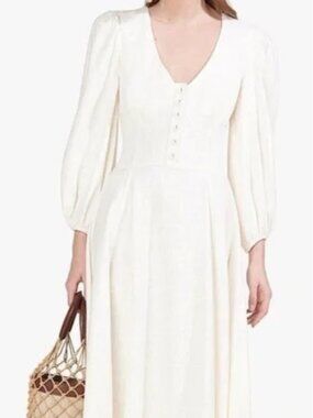 NWT Staud Midi  Dress XS